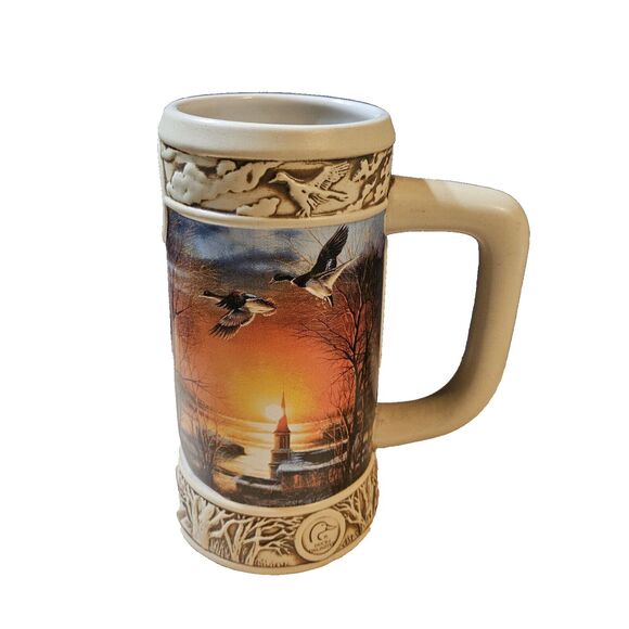 Terry Redlin Ducks Unlimited Miller Beer THE PLEASURES OF WINTER 2nd in Series - Picture 1 of 7